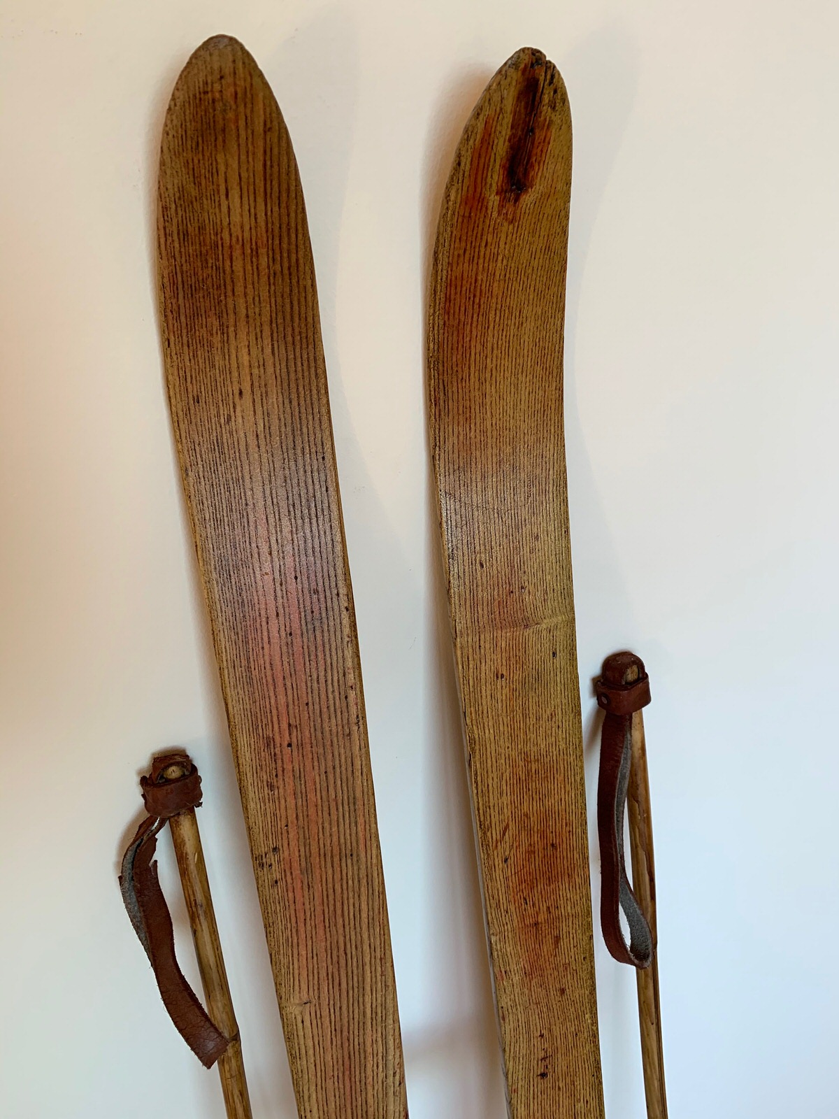 Esquís infantiles de madera antiguos – RustikVintage