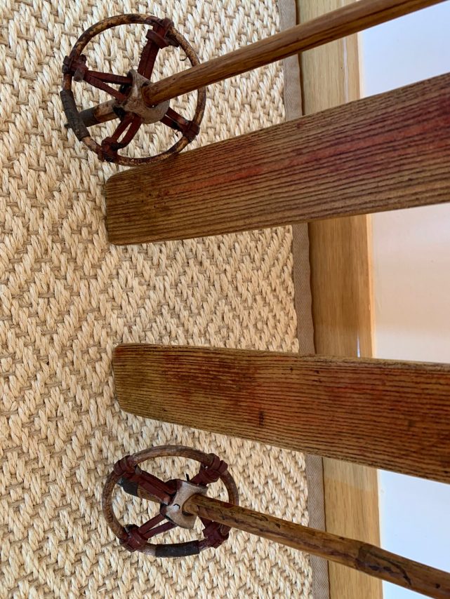 Esquís infantiles de madera antiguos – RustikVintage